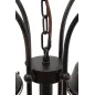 Lampa wisząca BRONX 4-punktowa 80x80x40 cm (długość łańcucha 80 cm)